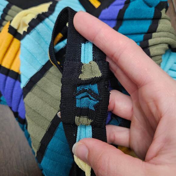 Solid & Striped Ribbed Tank Midi Dress Women’s M Multicolor Striped Beach Resort - Picture 15 of 16